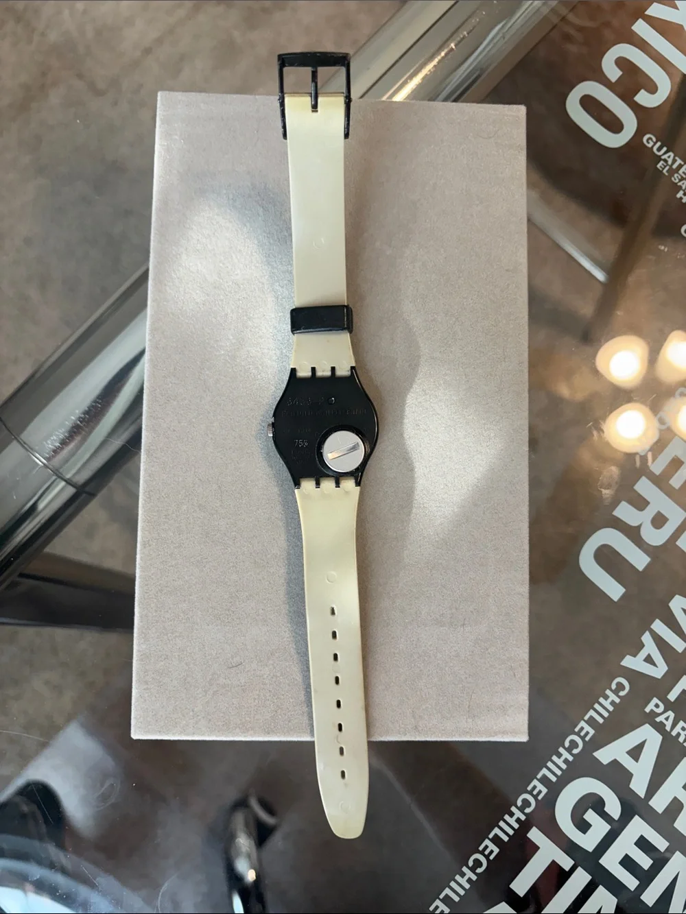1986 Mezza Luna Swatch - Vintage
